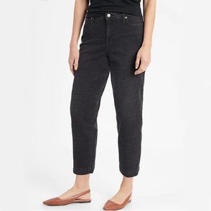 Banana Republic High-Rise Black Wash Barrel Jean